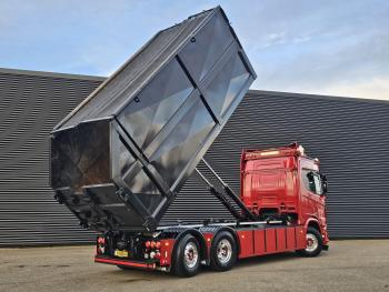 Scania R530 6x2 PALFINGER HAAK + EPSILON KRAAN + FLOOR AANHANGER